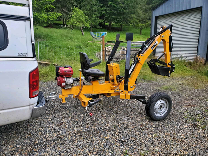 9hp 15hp Gasoline Engine ATV Portable Towable Backhoe Buy Towable